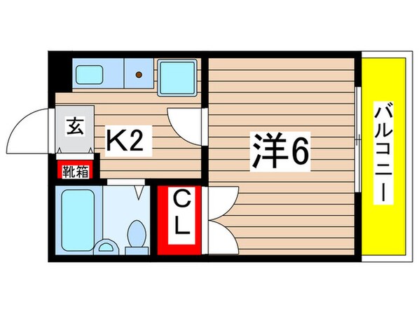 ムーンパレス新城の物件間取画像